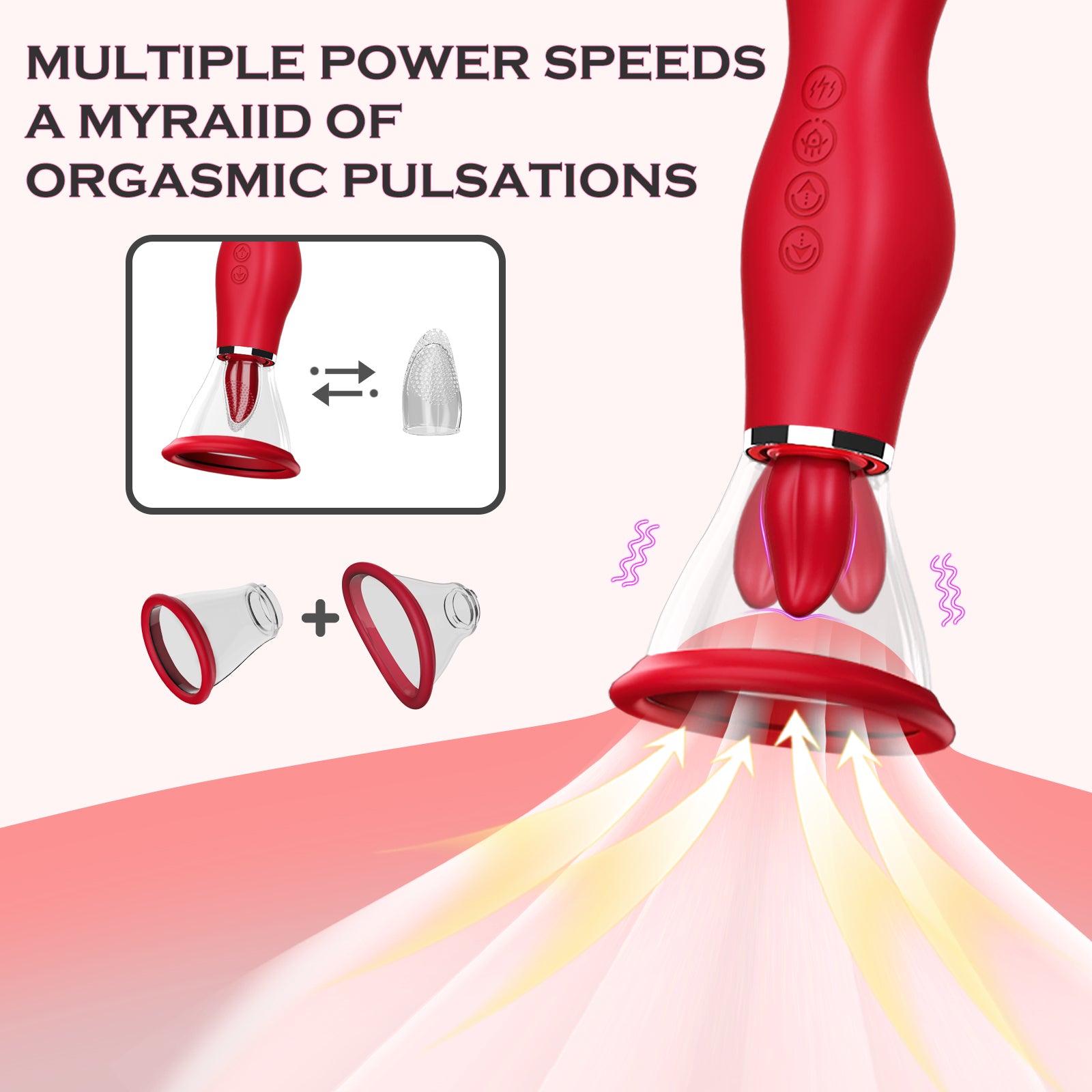 Ballet Goddess 2-in-1 Air Pulse Clitoral & G-Spot Stimulator | Hands-Free Pleasure