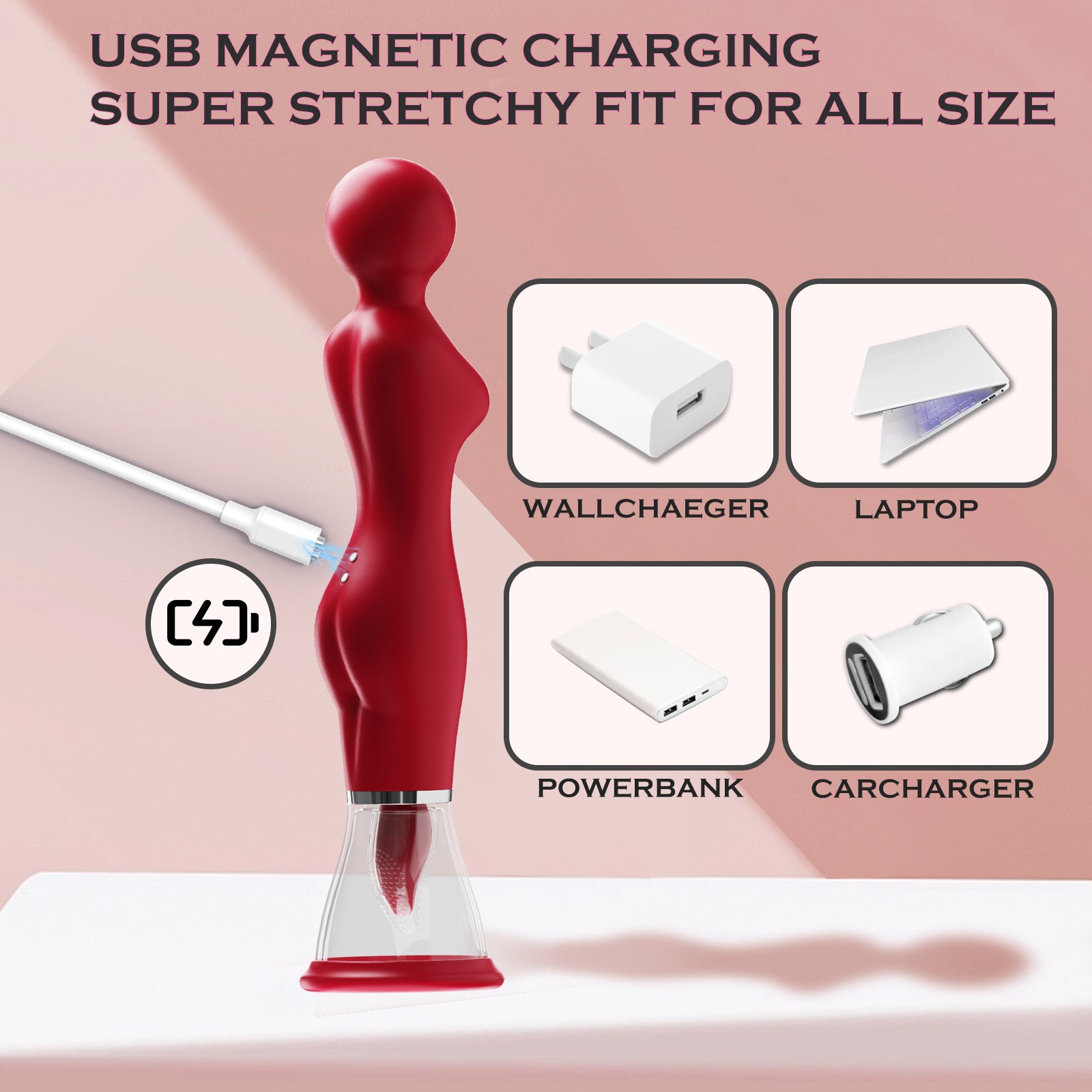 Ballet Goddess 2-in-1 Air Pulse Clitoral & G-Spot Stimulator | Hands-Free Pleasure