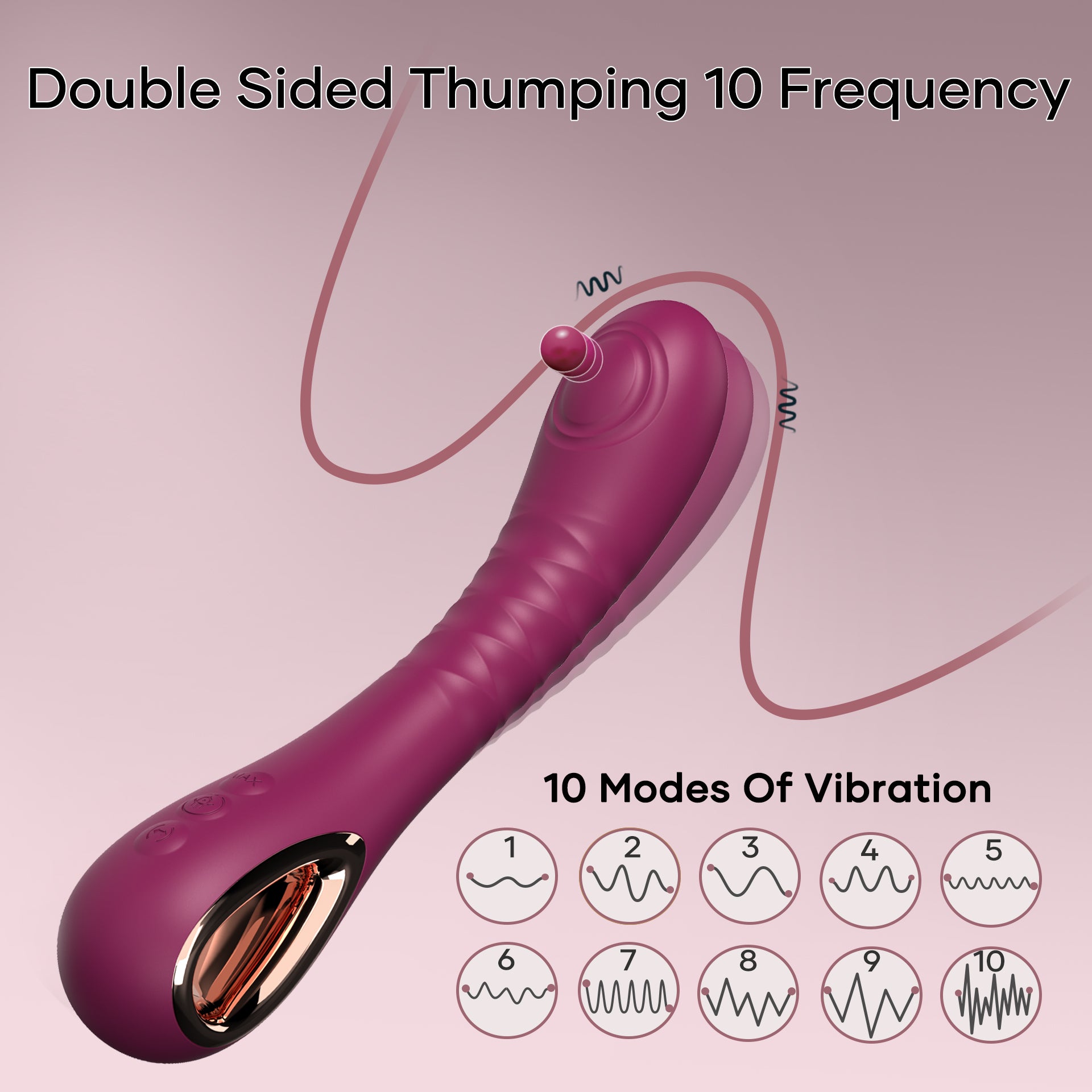 beginner friendly g spot toy, discreet female vibrator, curved pleasure massager