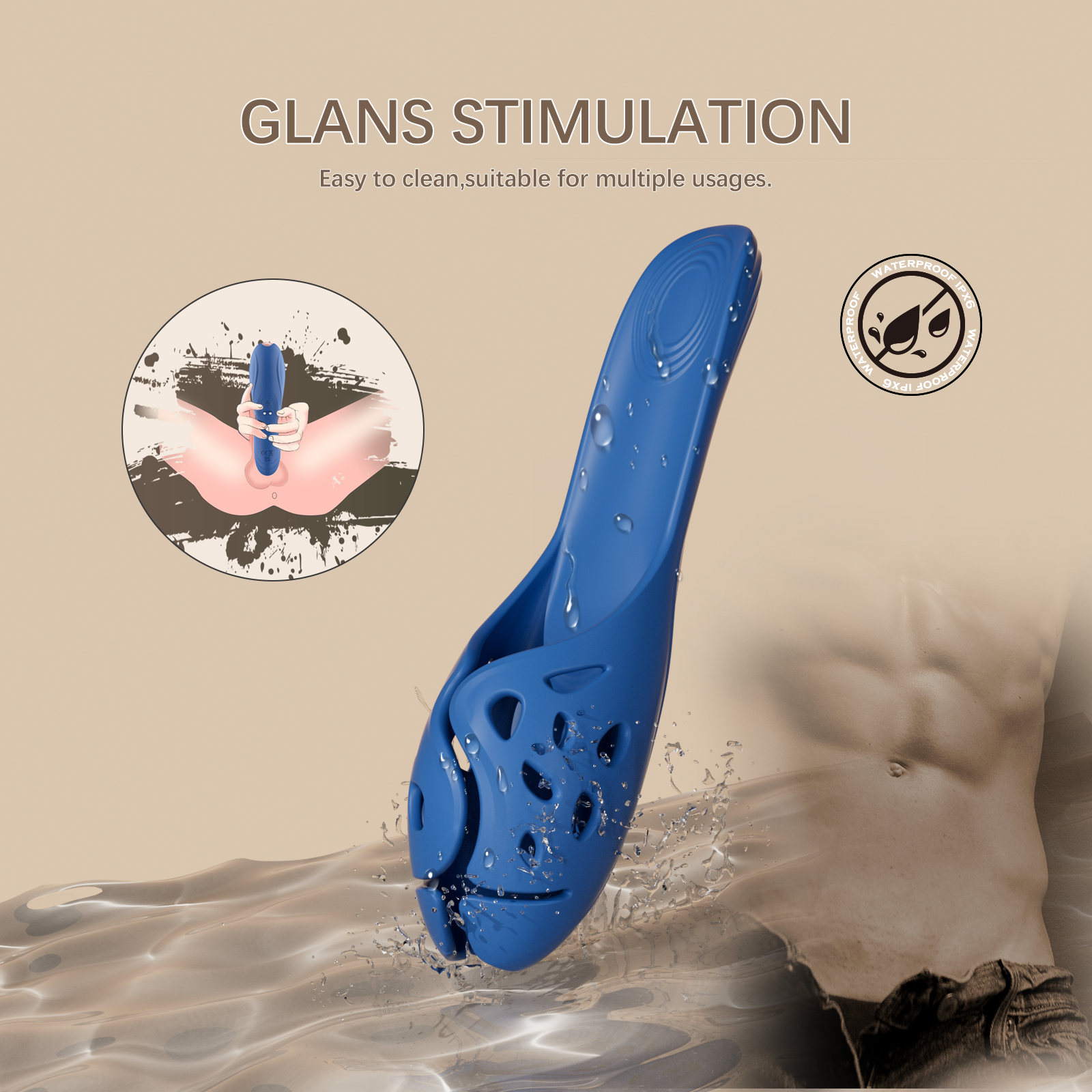 Dual Stimulator - Prostate Massager 2-in-1 Male Vibrating Massager
